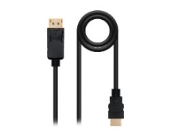 Nanocable DP/M a HDMI/M 10m Negro