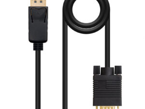 Nanocable DP/M a VGA/M 5m Negro