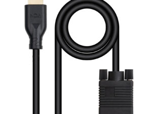 Nanocable VGA/M a HDMI/M 1.8m Negro