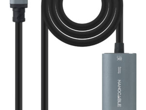 Nanocable USB-C/M a DP/M 8K 2m Negro