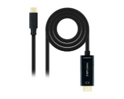 Nanocable USB-C/M a HDMI/M 5m Negro
