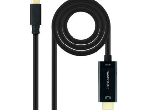 Nanocable USB-C/M a HDMI/M 1.8m Negro