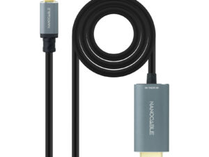 Nanocable USB-C/M a HDMI/M 1.8m Negro