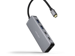 Dock Nanocable USB-C a 2xUSB/HDMI/PD Gris