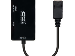 Nanocable DP/M a VGA/DVI/HDMI/H 15cm