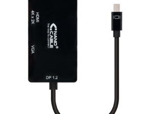 Nanocable Mini DP/M a VGA/DVI/HDMI/H