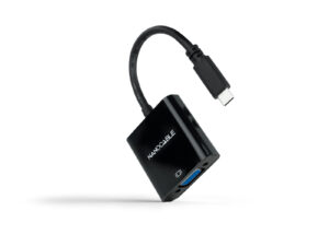 Adaptador Nanocable USB-C a VGA Negro