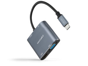 Adaptador Nanocable USB-C a HDMI/VGA/USB-A