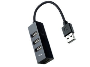 Hub Nanocable USB-A 2.0 a 4USB-A 2.0 Negro