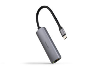 Hub Nanocable USB-C a 1xUSB-C 3.0/1xRJ45