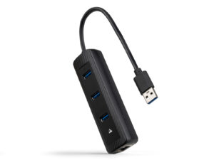 Hub Nanocable USB-A a 1xUSB-A 3.0/1xRJ45