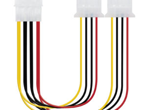 Nanocable Molex (4-pin) a 2xMolex