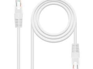 Nanocable RJ45 Cat.5e UTP AWG24 1m Blanco