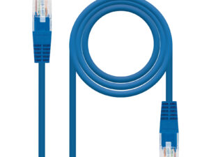 Latiguillo Nanocable Cat6 25cm Azul