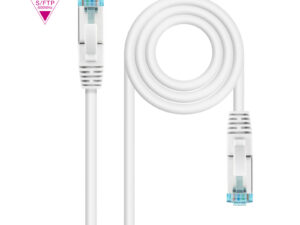 Latiguillo Nanocable Cat.7 25cm Blanco