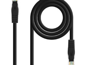 Nanocable RJ45 Cat.6a 30cm Negro