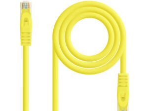 Latiguillo Nanocable Cat6a 30cm Amaril