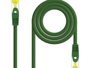 Latiguillo Nanocable Cat6a 30cm Verde