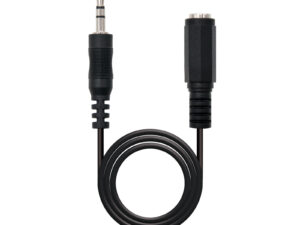 Nanocable Audio 3.5mm/M a 3.5mm/H 3m Negro