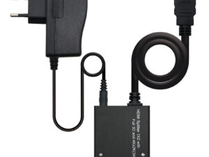 Nanocable HDMI/M a 2xHDMI/H 25cm Negro