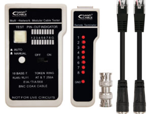 Tester Nanocable RJ11/RJ12/RJ45 Coaxial