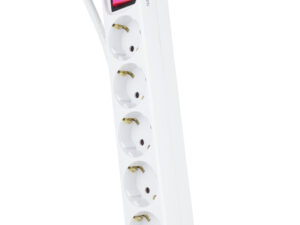 Regleta Nanocable 6xSchuko Interruptor