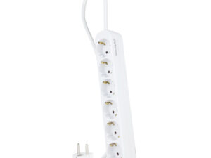 Regleta Nanocable 6xSchuko 1.4m Blanca