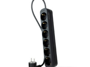 Regleta Nanocable 6xSchuko 1.4m Negra