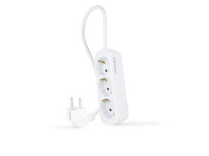 Regleta Nanocable 3xSchuko 1.4m Blanca