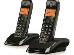 Teléfono Inalámbrico Motorola S12 Duo Negro