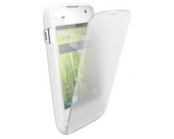 Funda BQ Aquaris 3.5" TPU Folio Blanca