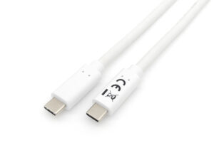Cable EQUIP USB-C/M a USB-C/M 2m Blanco