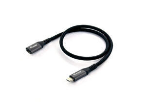 Cable EQUIP USB-C/M a USB-C/H 0.5m Negro
