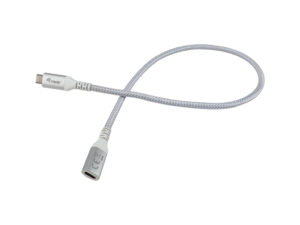 Cable EQUIP USB-C/M a USB-C/H 1m Blanco