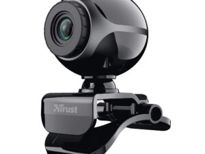WebCam Trust 0.3mp USB Micrófono Negra/Plata