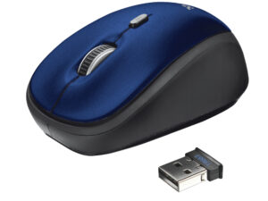 Ratón Trust Yvi Óptico Wireless RF 1600dpi Azul