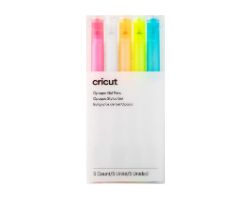Pack 5Bolis Gel CRICUT Ros/Naran/Blan/Am