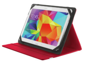 Funda Trust Primo 10" Poliuretano Folio Roja