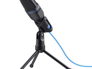 Micrófono de Sobremesa Trust 3.5mm USB Negro