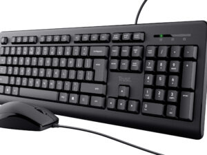 Teclado+Ratón Trust Primo USB-A 1.8m Negro