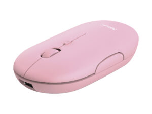 Ratón Trust Puck Óptico RF 2.4GHz Bluetooth Rosa