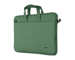 Maletín Trust Bologna 16" Poliéster Verde