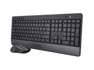 Teclado+Ratón Trust Trezo RF Wireless Negro