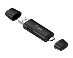 Lector de Tarjetas EQUIP USB-A/USB-C Negro