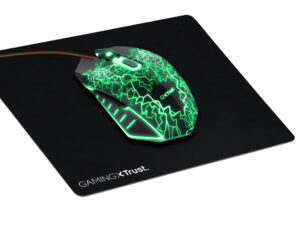 Pack Gaming Trust Ratón+Alfombrilla RGB Negro