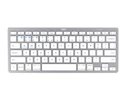 Teclado Trust Basics Ultrafino Bluetooth Plata