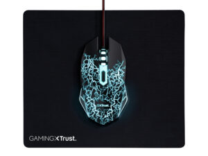 Pack Gaming Trust Ratón+Alfombrilla RGB Negro