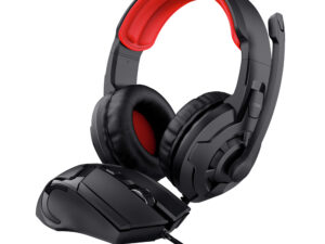 Kit Gaming Trust Auric+Ratón 3.5mm USB Negros