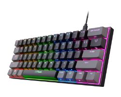 Teclado Gaming Trust GXT867 Acira RGB USB Negro