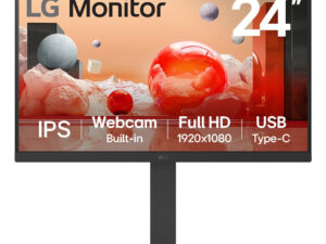Monitor LG 24" IPS FHD con WebCam Negro